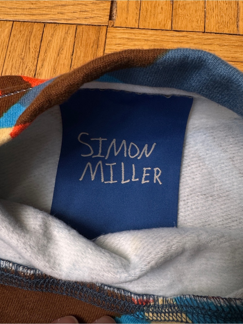 Simon Miller Plaid Fleece Sweatshirt & Jogger Set Sz S - Picture 4 of 5